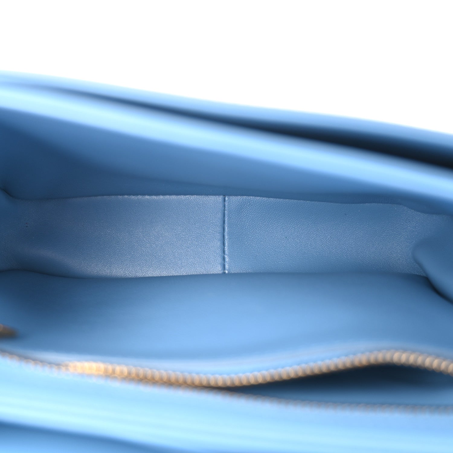 Celine Shiny Calfskin Teen Triomphe Azure 5 of 11