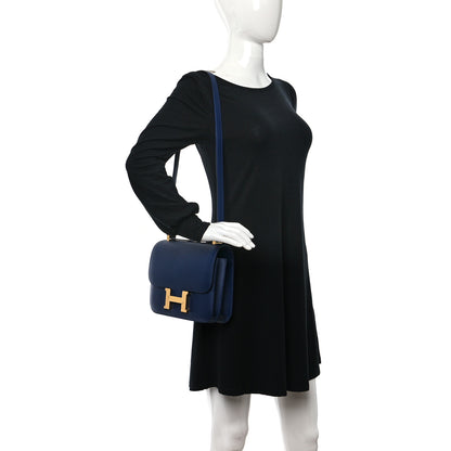 Hermes Epsom Constance 24 Bleu Saphir 2 of 9