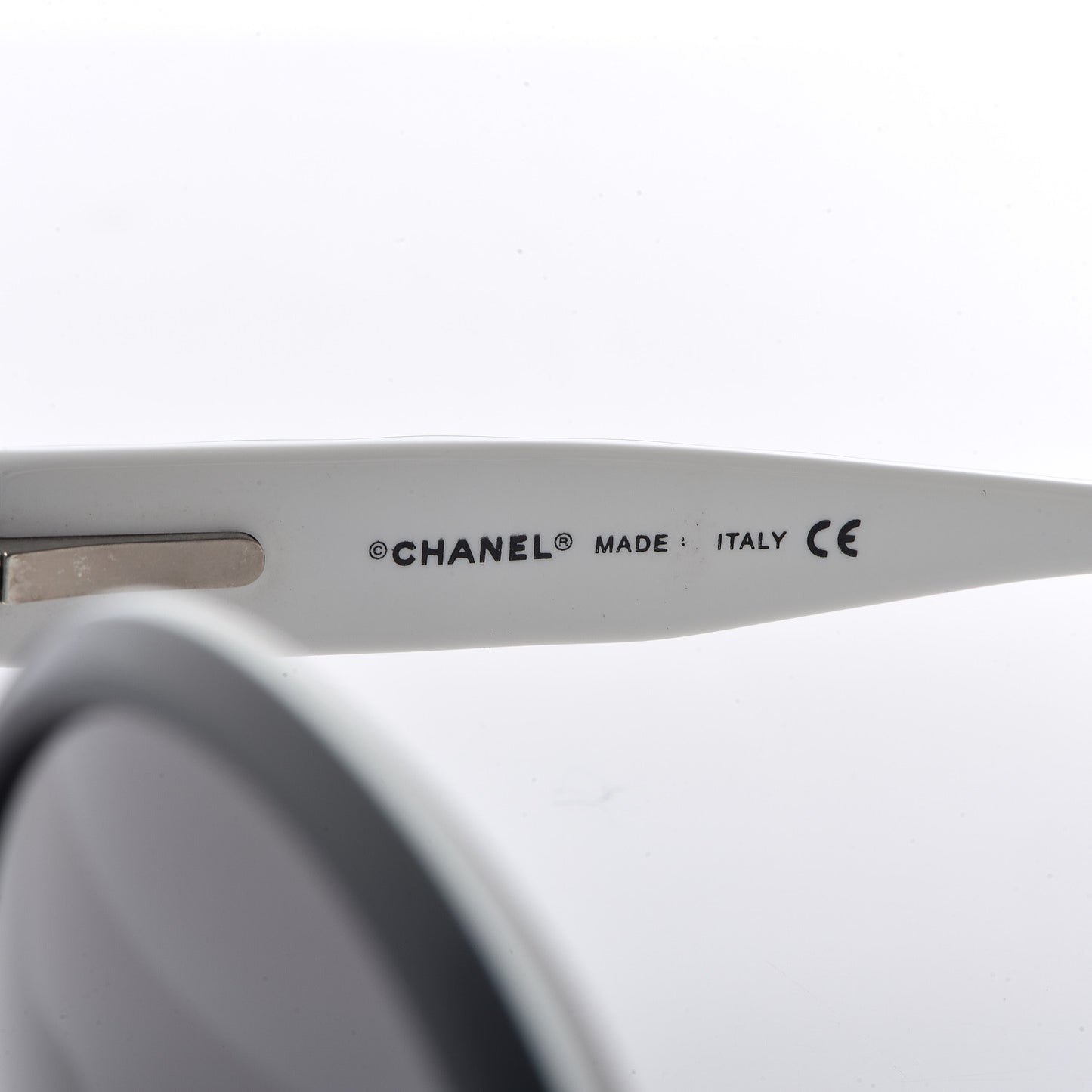 Quilted CC Mod Sunglasses 5120 Black White