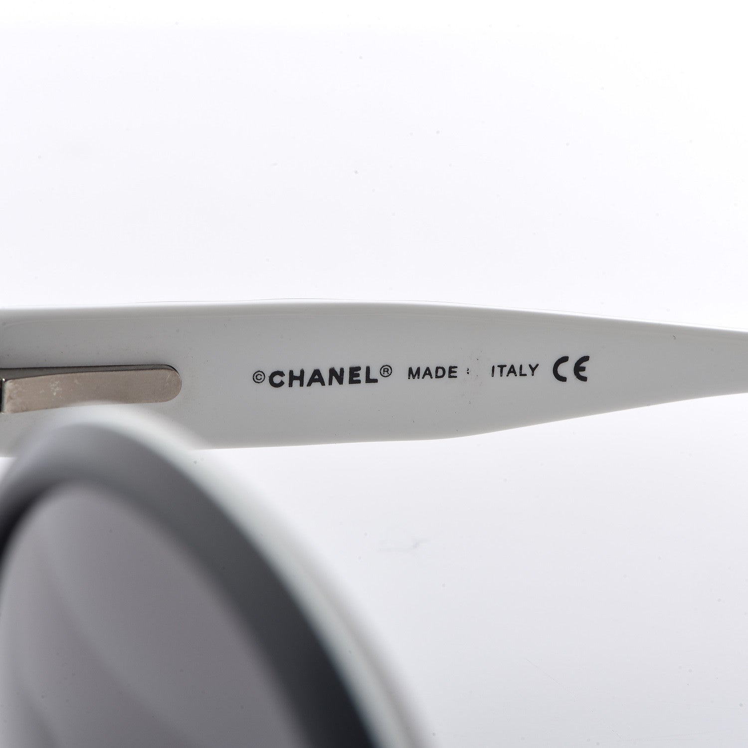 Chanel Quilted CC Mod Sunglasses 5120 Black White 6 of 10