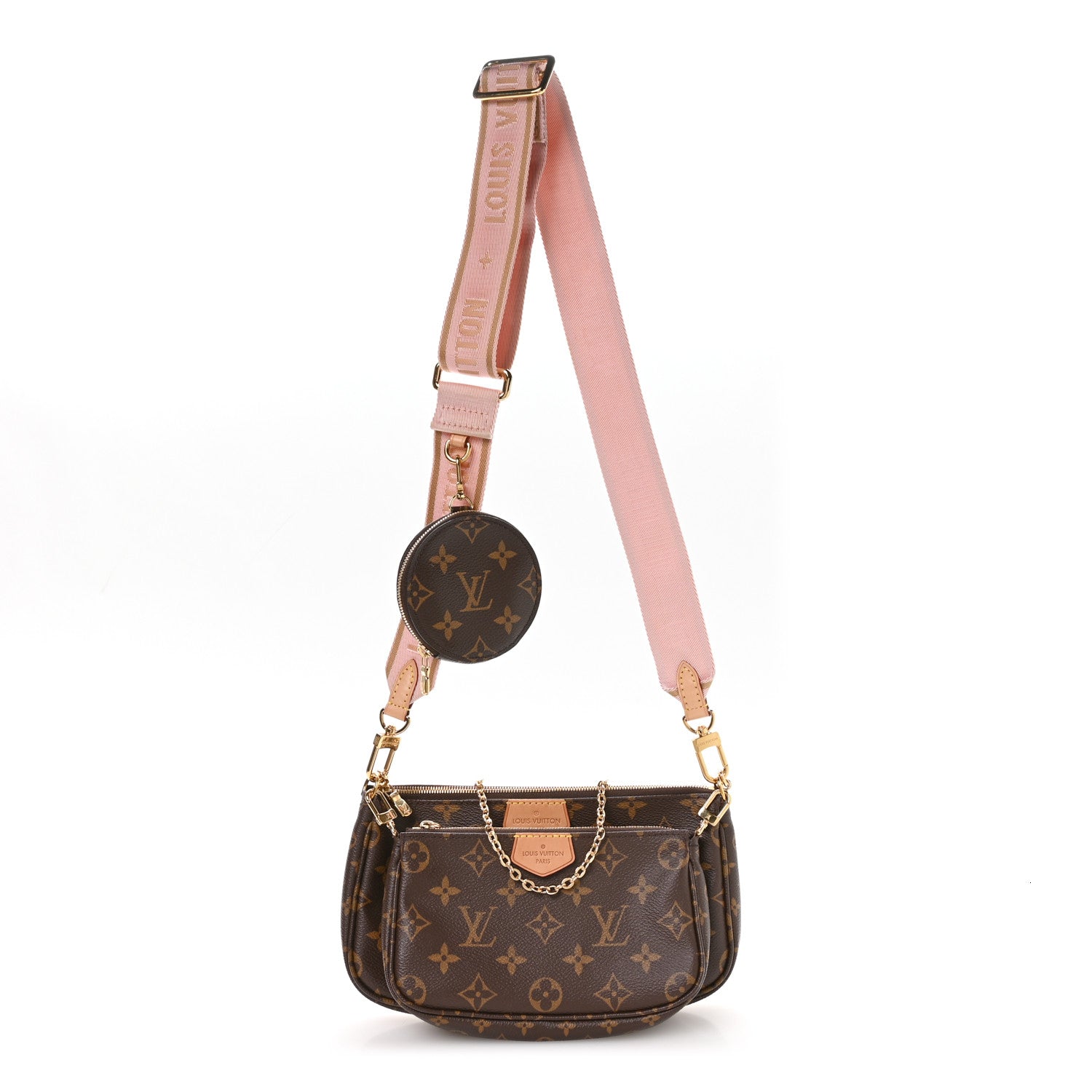 Louis Vuitton Monogram Multi Pochette Accessories Rose Clair 1 of 9