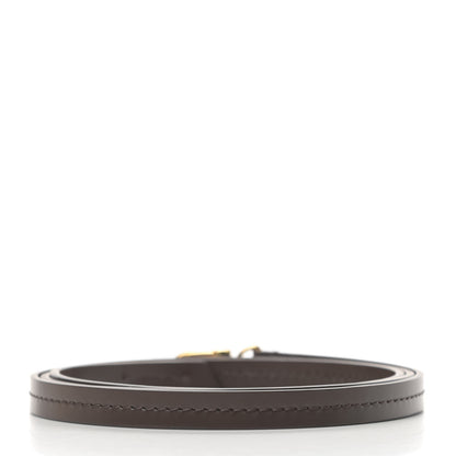 Louis Vuitton Calfskin 12mm Favorite Long Strap Brown 2 of 4