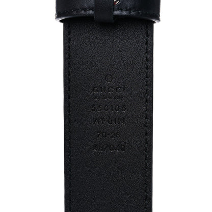 Gucci Calfskin Crystal Square G Madelyn Belt 70 28 Black 5 of 7