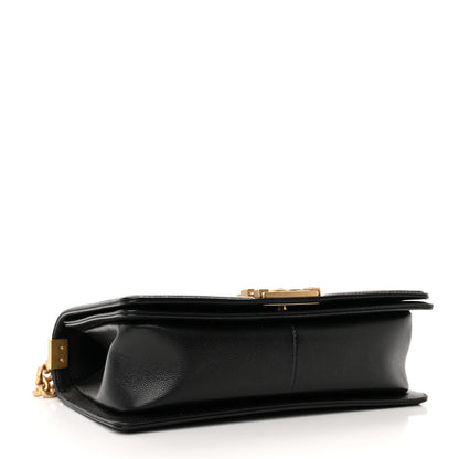 Chanel Caviar Quilted Medium Boy Flap Black 4 of 12
