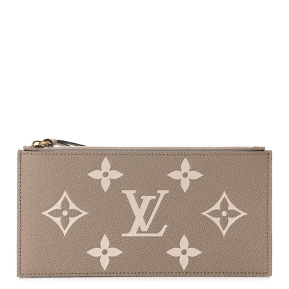 Louis Vuitton Empreinte Monogram Giant Pochette Felicie Zippered Insert Tourterelle Creme 1 of 7