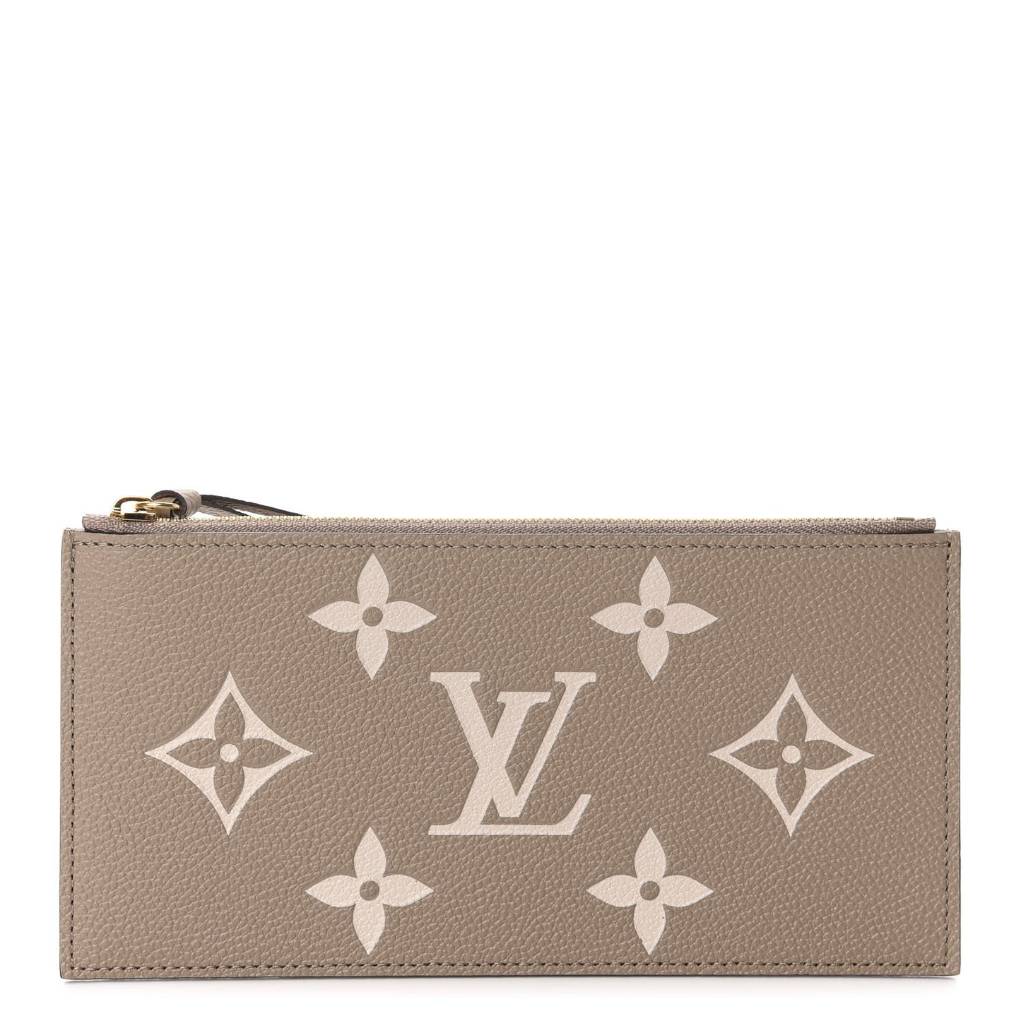 Empreinte Monogram Giant Pochette Felicie Zippered Insert Tourterelle Creme