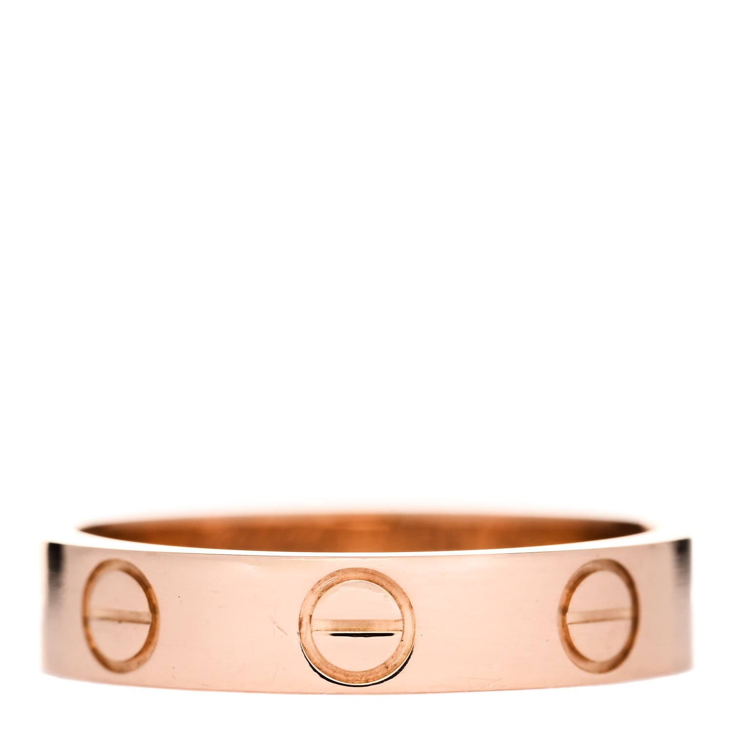 Cartier 18K Pink Gold 3.5mm LOVE Wedding Band Ring 47 4 1 of 4