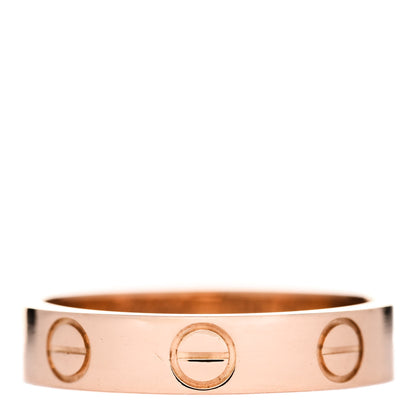 Cartier 18K Pink Gold 3.5mm LOVE Wedding Band Ring 47 4 1 of 4