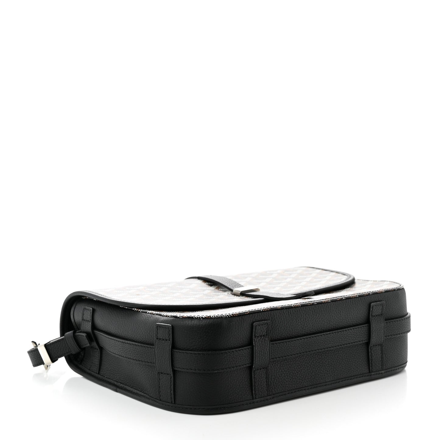 Goyardine Belvedere II MM Messenger Bag Black