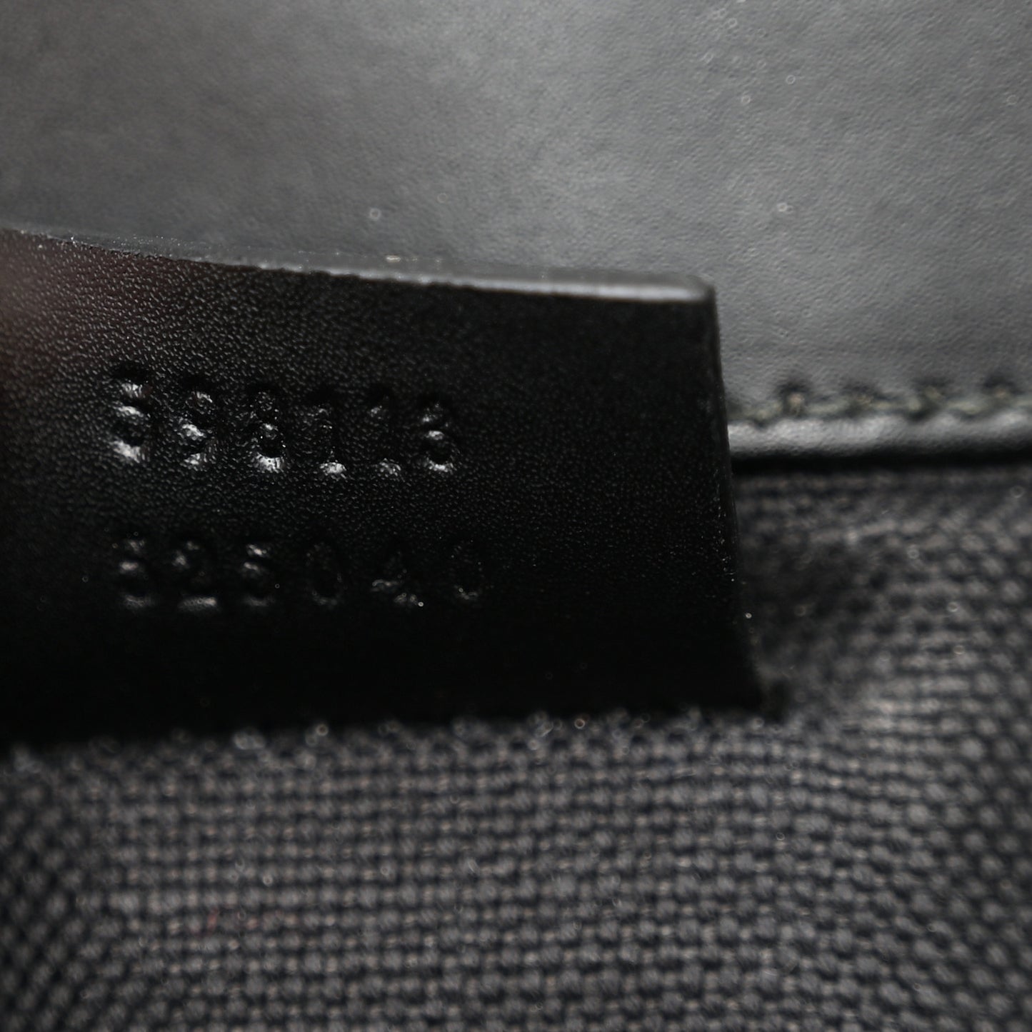 GG Supreme Monogram Web Slim Belt Bag Black Grey