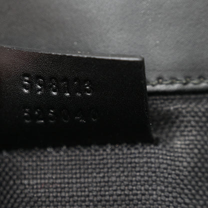 Gucci GG Supreme Monogram Web Slim Belt Bag Black Grey 7 of 11