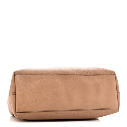 Gucci Pebbled Calfskin Medium Soho Chain Shoulder Bag Camelia 4 of 10
