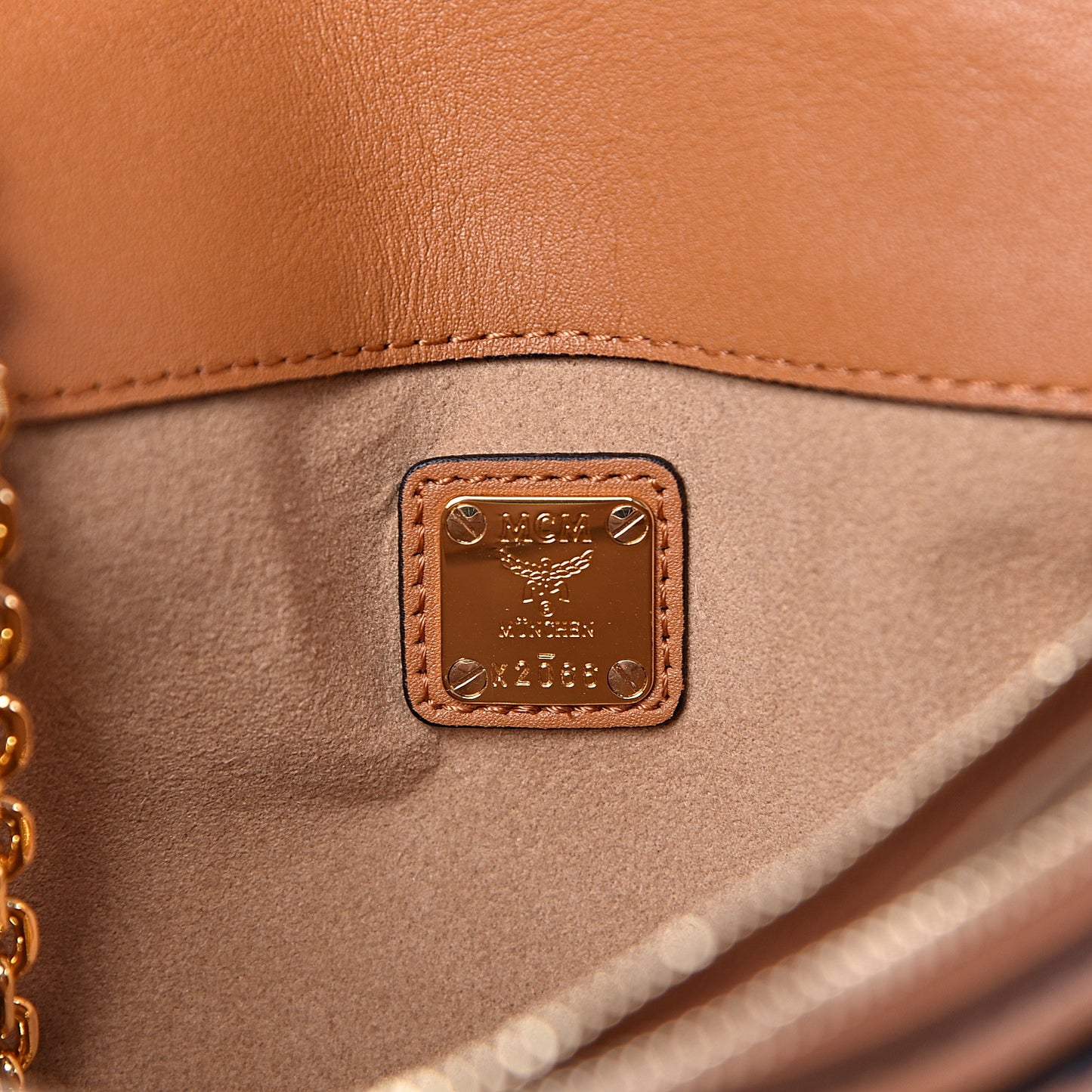 Visetos Small Millie Crossbody Bag Cognac
