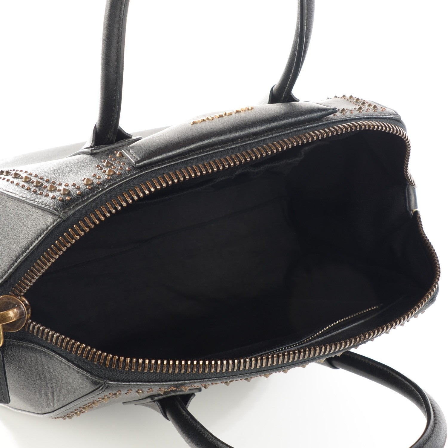 Givenchy Calfskin Medium Studded Antigona Black 8 of 12