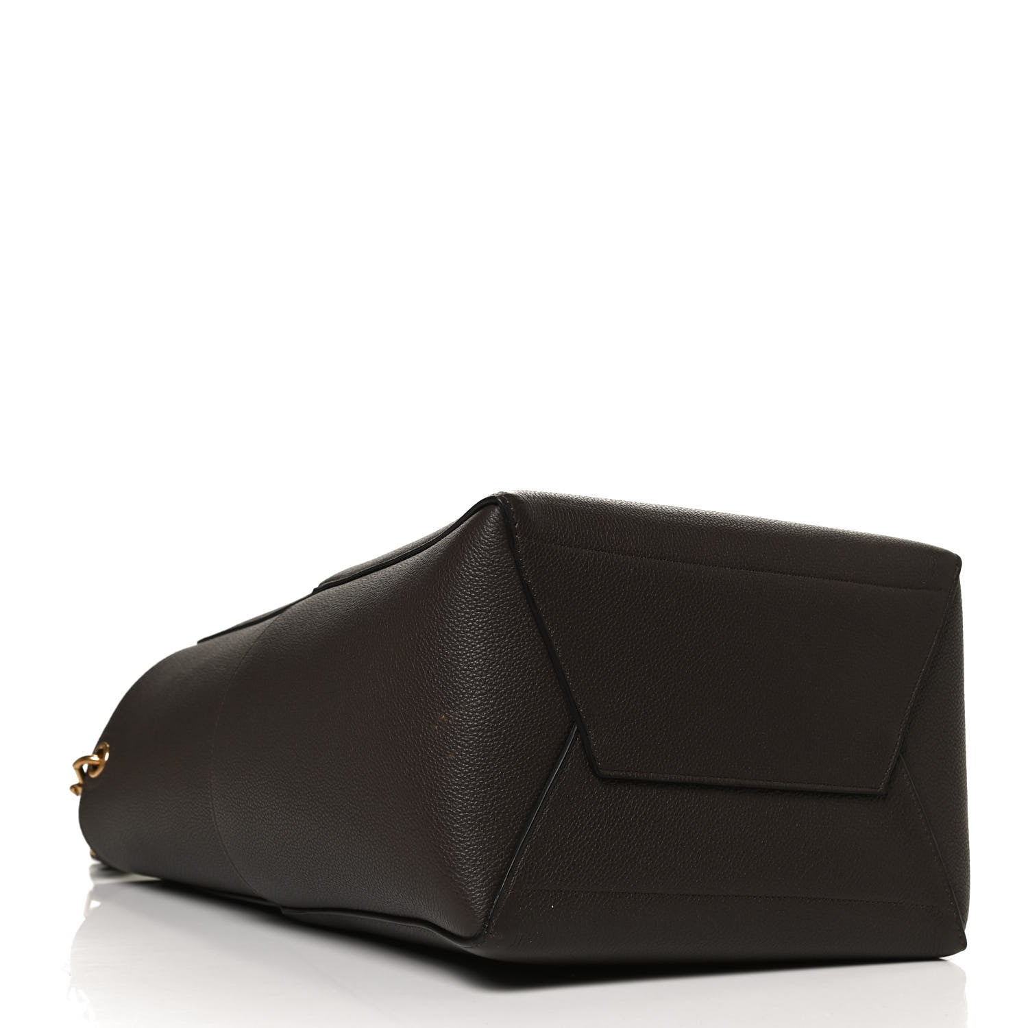 Celine Soft Grained Calfskin Sangle Bucket Bag Brown 3 of 10