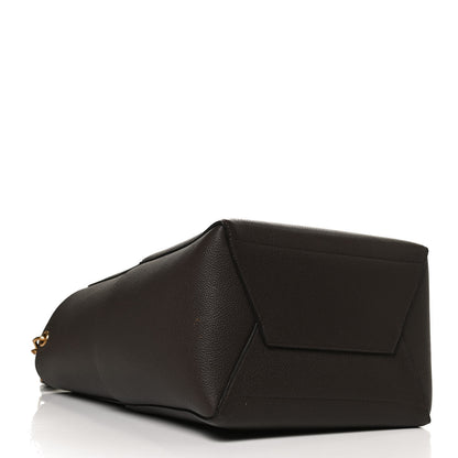 Celine Soft Grained Calfskin Sangle Bucket Bag Brown 3 of 10