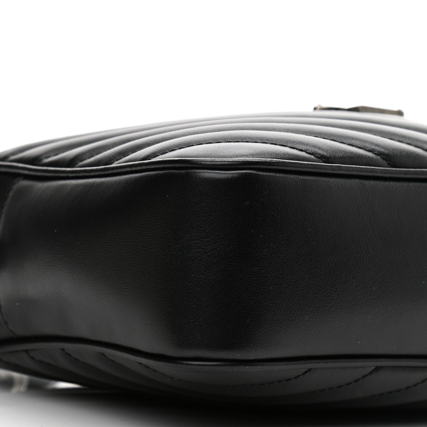 Calfskin Matelasse Monogram Lou Camera Bag Black