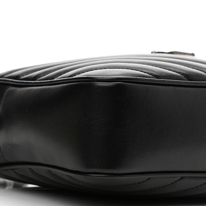 Saint Laurent Calfskin Matelasse Monogram Lou Camera Bag Black 9 of 10
