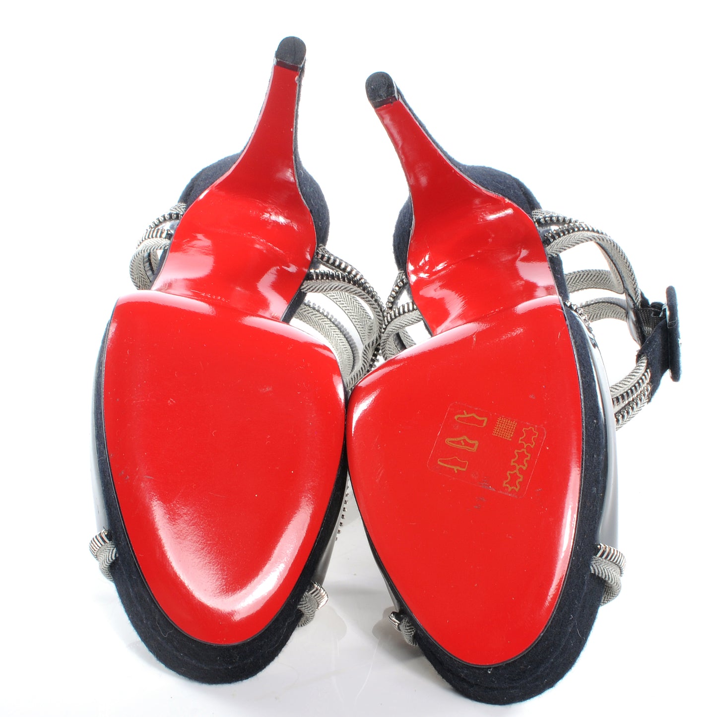 Plastic Zipper 120 Heels 39.5