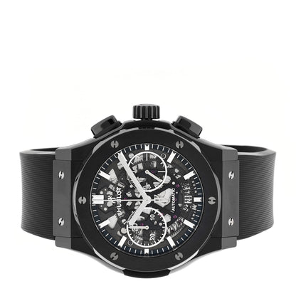 Hublot Ceramic Rubber 45mm Classic Fusion Aerofusion Chronograph Automatic Watch Black 525.CM.0170.RX 2 of 5