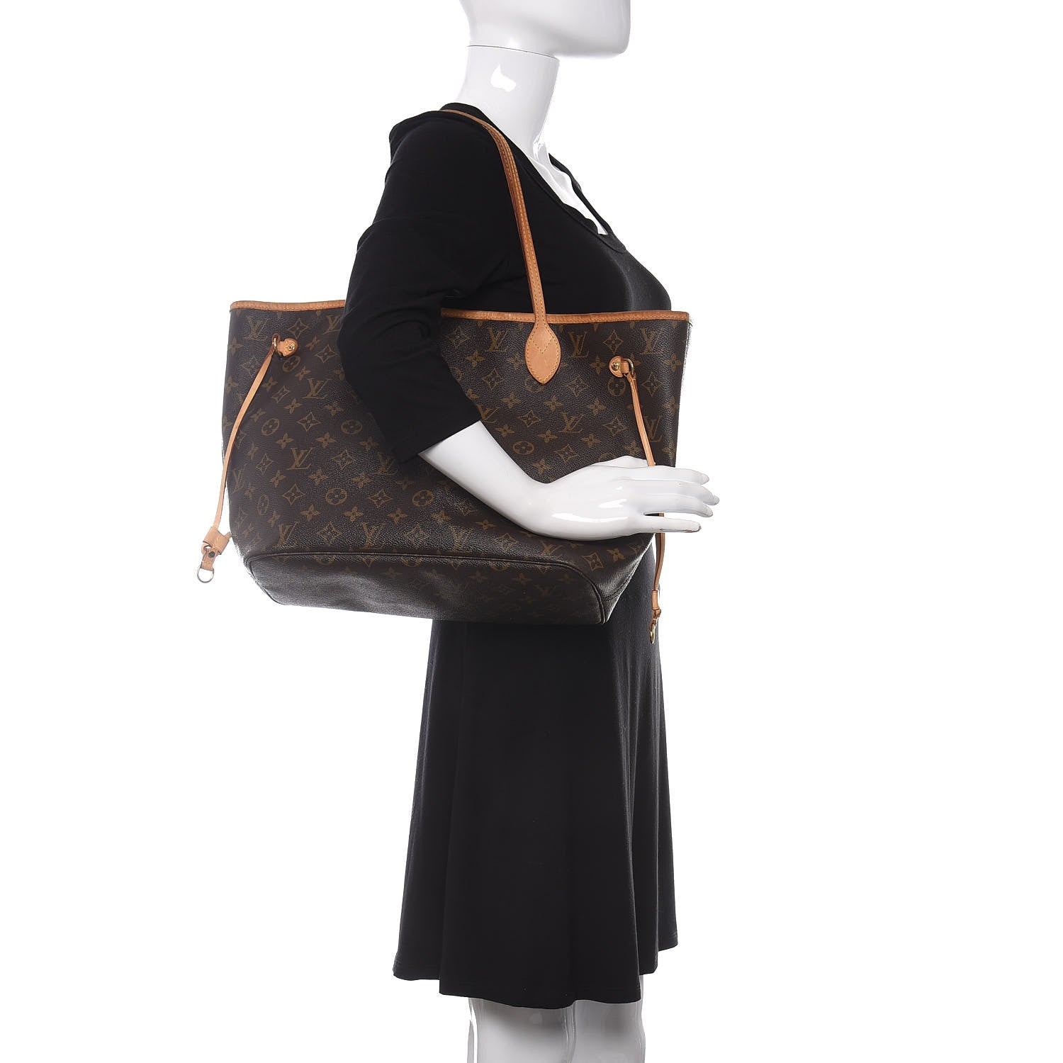 Louis Vuitton Monogram Neverfull MM 2 of 15