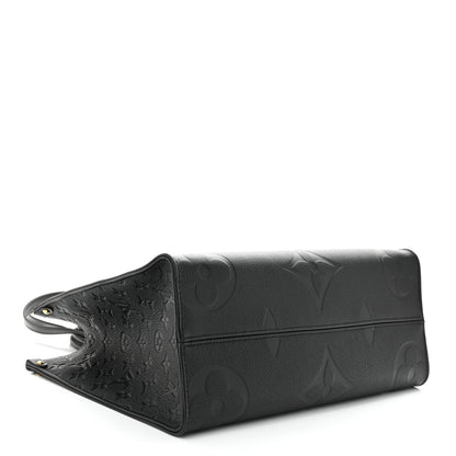 Louis Vuitton Empreinte Monogram Giant Onthego MM Black 4 of 14