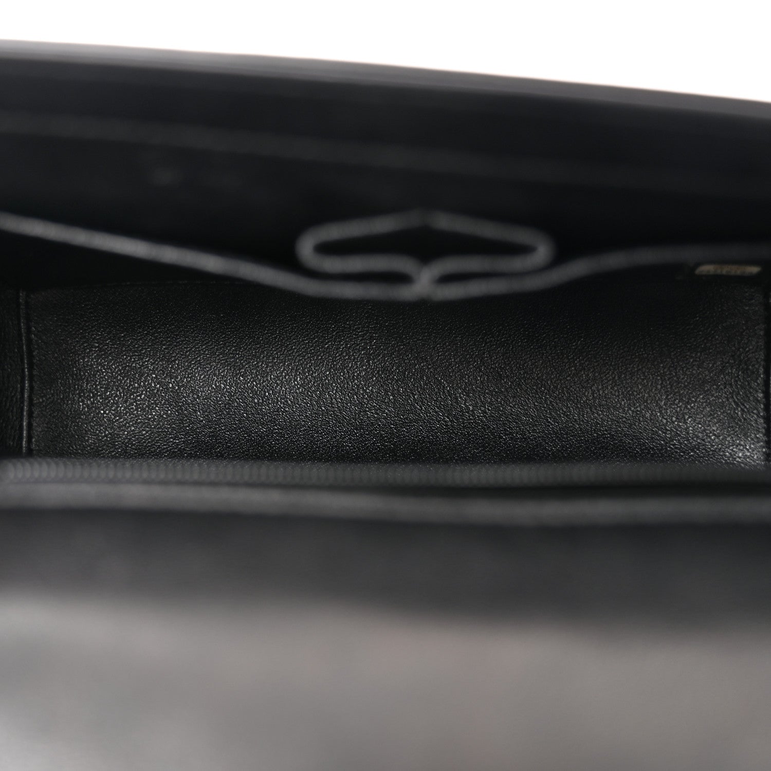 Chanel Lambskin Reversed Chevron Quilted Flap Black 5 of 11
