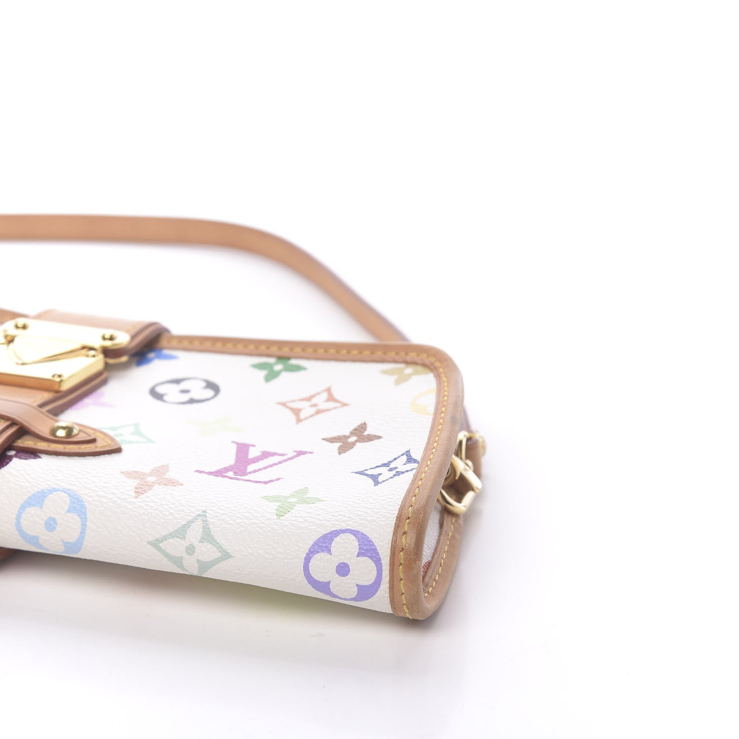 Louis Vuitton Monogram Multicolor Shirley White 8 of 12