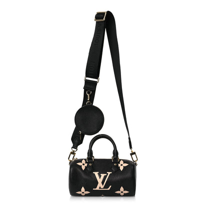 Louis Vuitton Empreinte Monogram Giant Papillon BB Black Beige 1 of 9