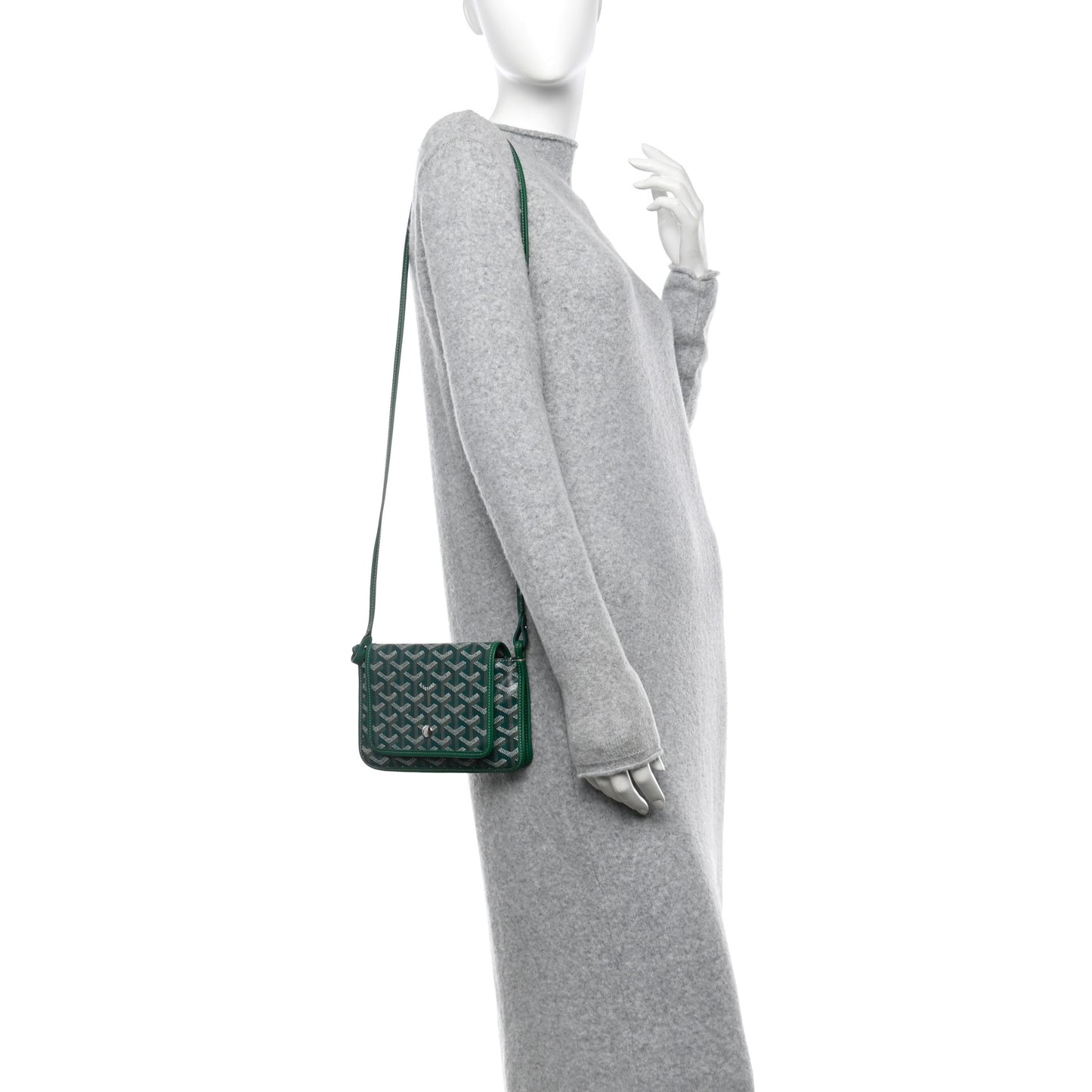 Goyardine Plumet Wallet Clutch Green