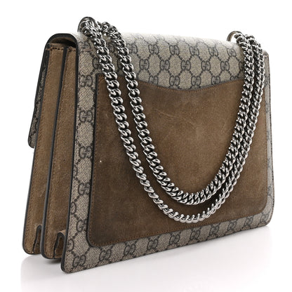Gucci GG Supreme Monogram Medium Dionysus Shoulder Bag Taupe 3 of 13