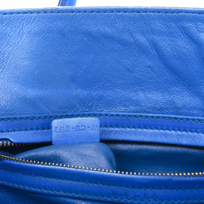 Celine Suede Medium Phantom Luggage Royal Blue 7 of 19