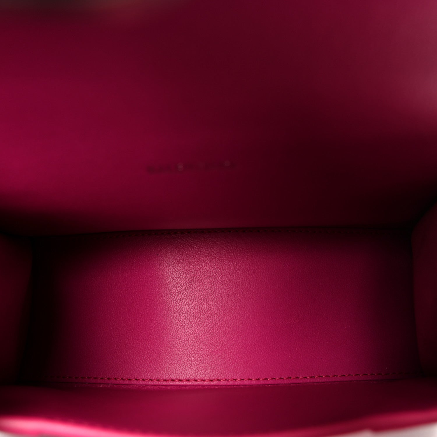 Balenciaga Smooth Calfskin Graffiti Hourglass Top Handle Bag XS Acid Fuchsia Black 5 of 9