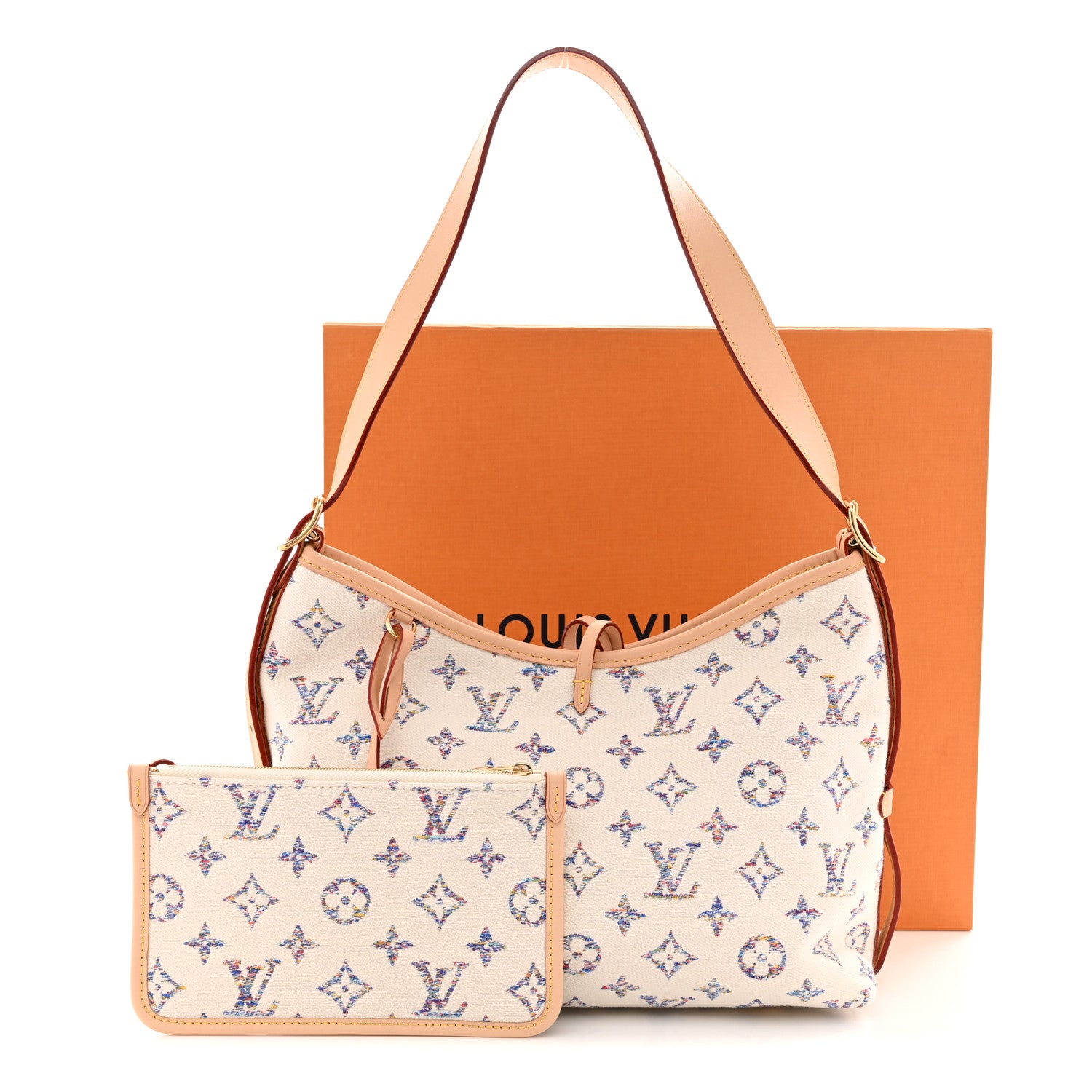 Louis Vuitton Monogram Jacquard CarryAll PM Multicolor Beige 11 of 11