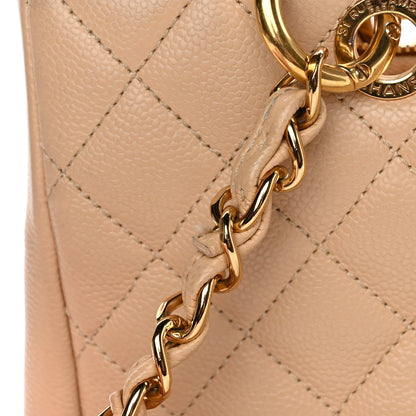 Chanel Caviar Quilted Grand Shopping Tote GST Beige Clair 14 of 14