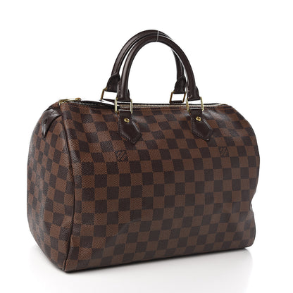 Louis Vuitton Damier Ebene Speedy 30 2 of 12