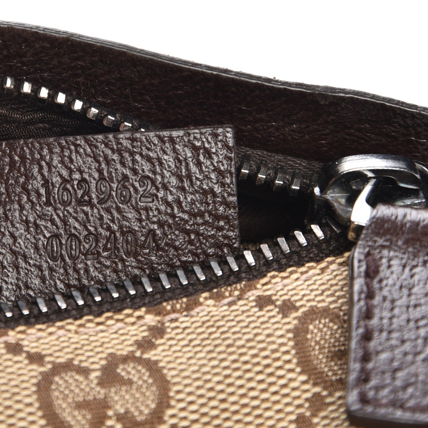 Monogram Web Belt Bag Dark Brown