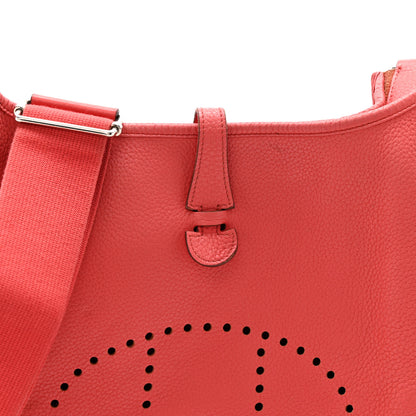 Hermes Taurillon Clemence Evelyne III PM Bougainvillea 8 of 15