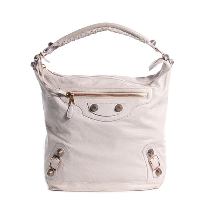 Balenciaga Agneau Giant 21 Rose Gold Hardware Day Hobo Nacre 1 of 11
