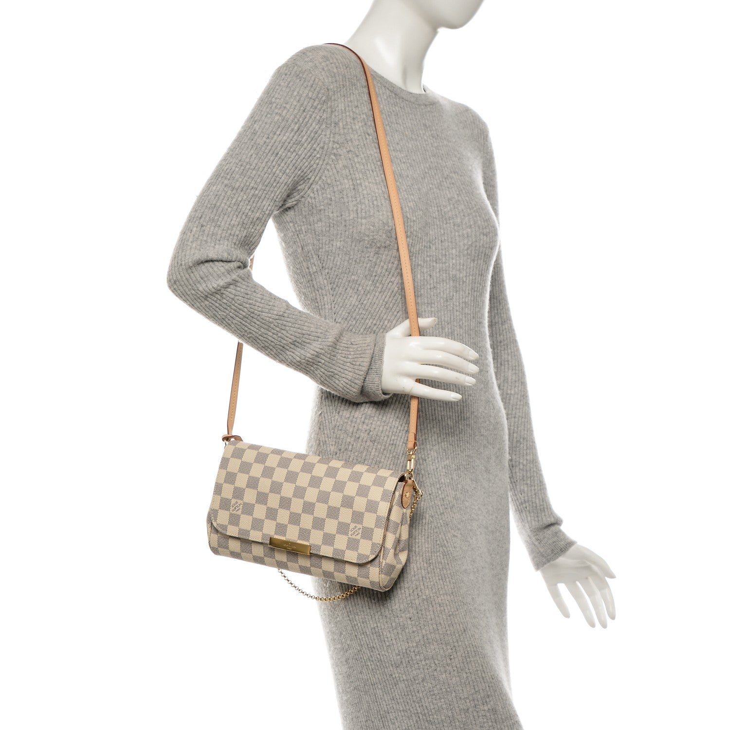 Louis Vuitton Damier Azur Favorite MM 2 of 7