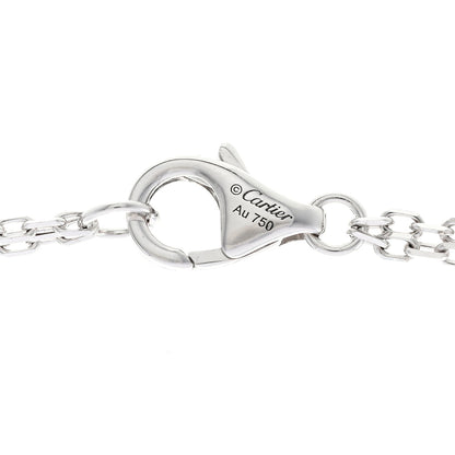 Cartier 18K White Gold 2 Diamond LOVE Necklace 4 of 4
