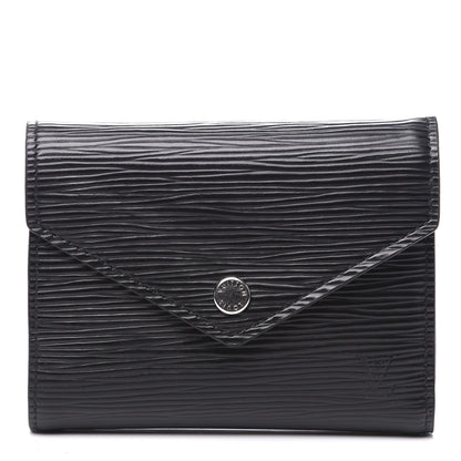Louis Vuitton Epi Victorine Wallet Black 1 of 9