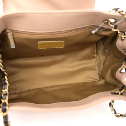 Chanel Lambskin Quilted East West Accordion Flap Beige 5 of 11