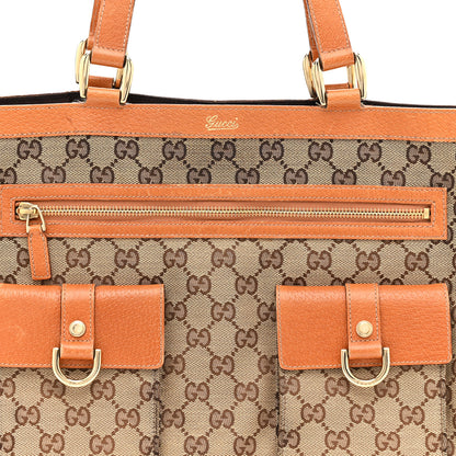 Gucci Monogram Abbey D Ring Tote Tan 8 of 19
