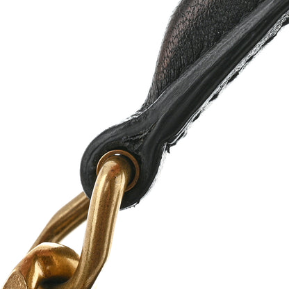 Saint Laurent Sheepskin Matelasse Chevron Monogram Large College Satchel Black 13 of 13