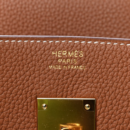 Hermes Togo Birkin 30 Gold 5 of 10
