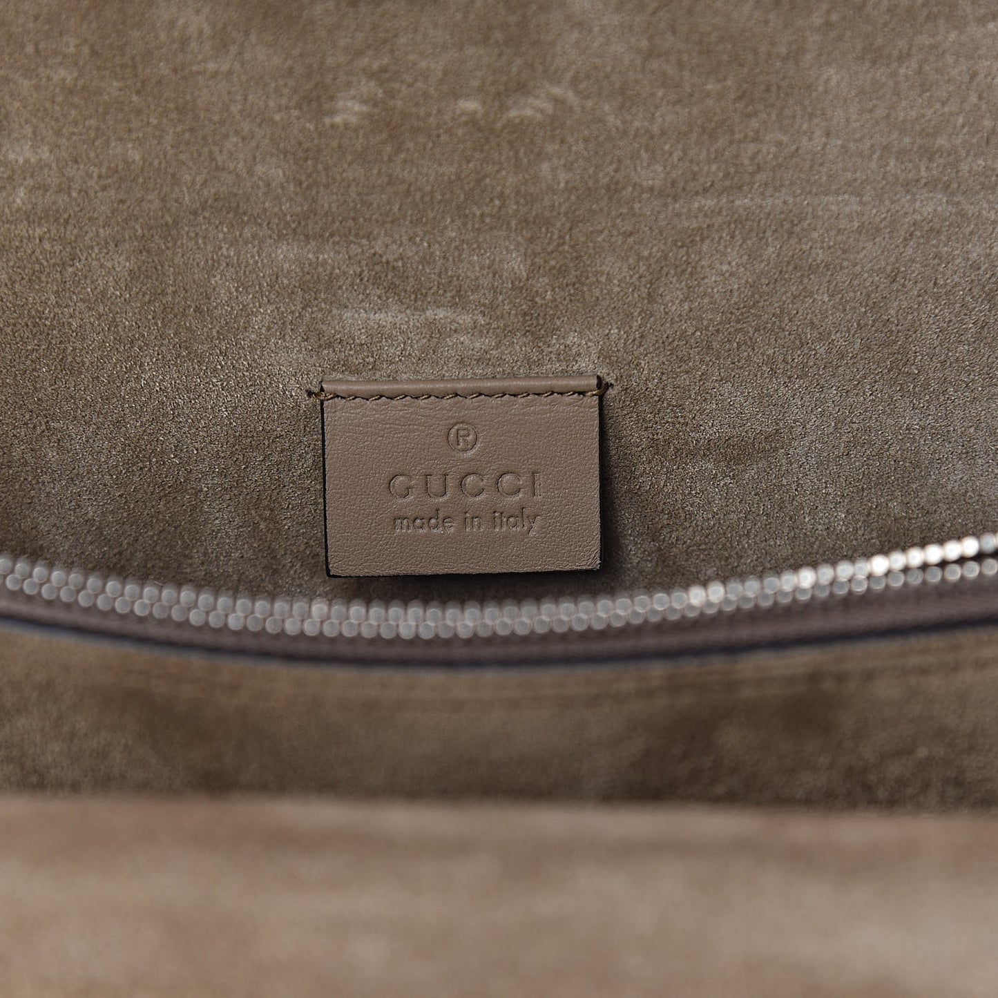 GG Supreme Monogram Medium Dionysus Shoulder Bag Taupe