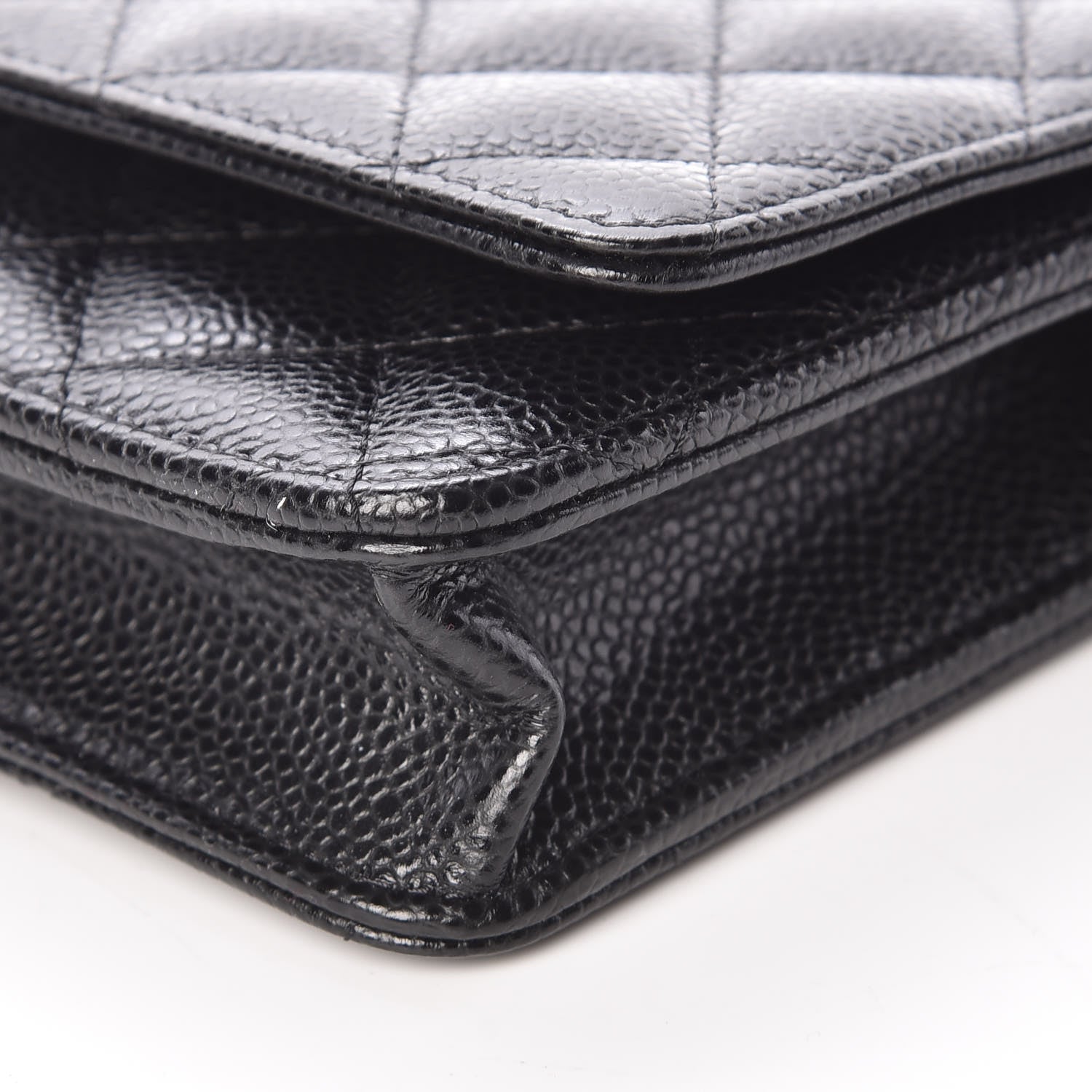 Chanel Caviar Quilted Wallet On Chain WOC Black 6 of 10