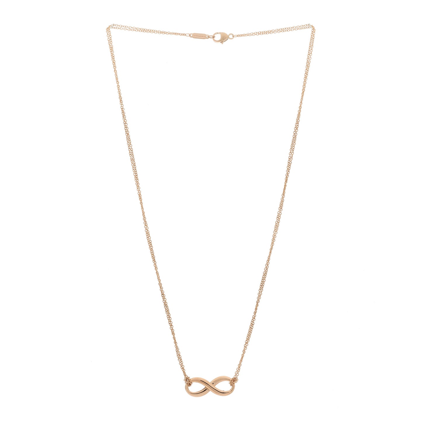 Rubedo Infinity Double Chain Necklace