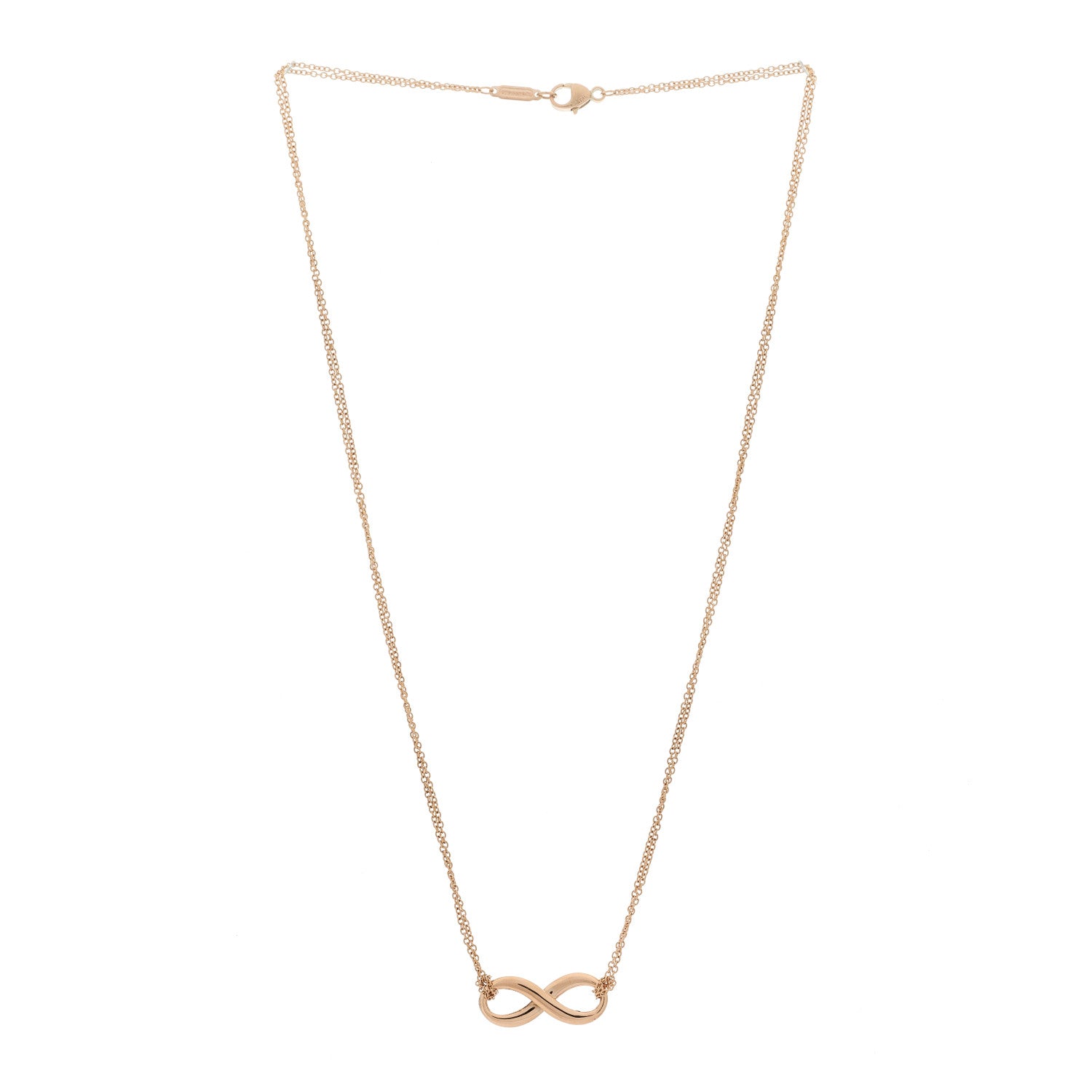Tiffany Rubedo Infinity Double Chain Necklace 3 of 5